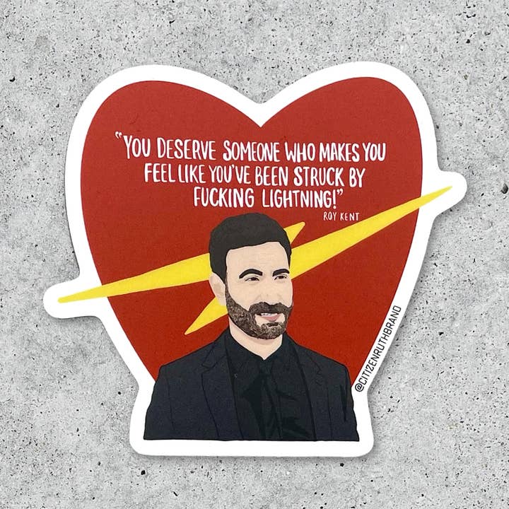 Ted Lasso Roy Kent Blitzaufkleber für den Großhandel von Citizen Ruth