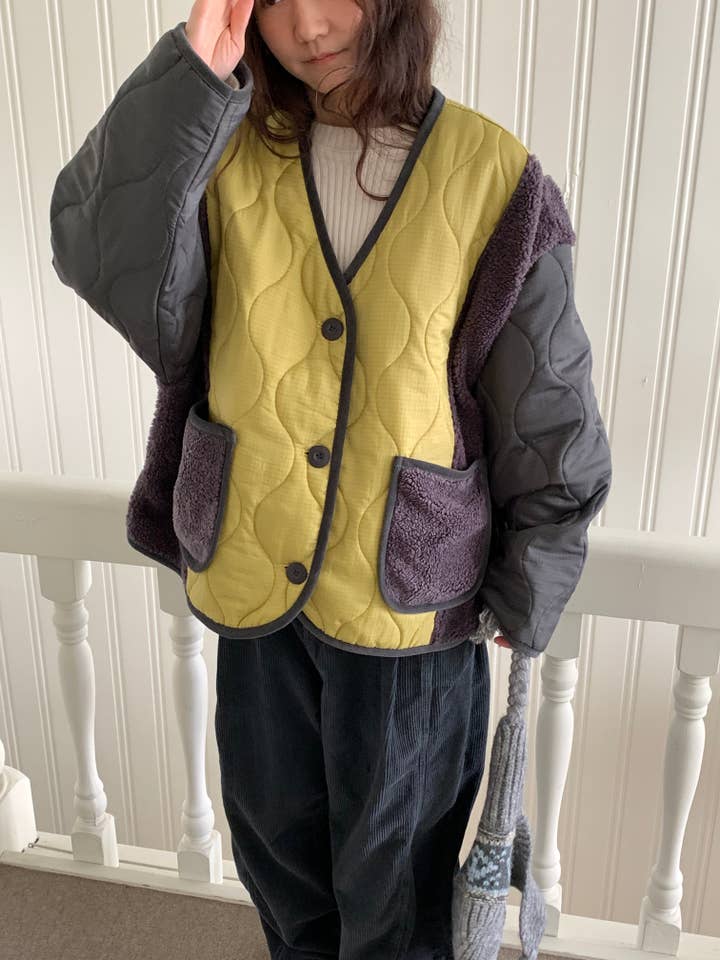 Little Light - Wholesale Puffer Jacket - Women's - Snoopy Limited Edition Sherpa Quilted Fleece Jacket11