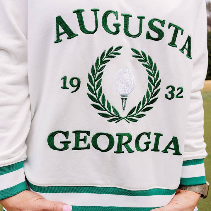 Augusta V-Neck Sweatshirt for wholesale by Brianna Cannon