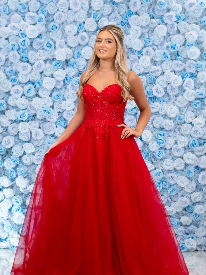 Pheobe Rood voor wholesale door Ruby Prom