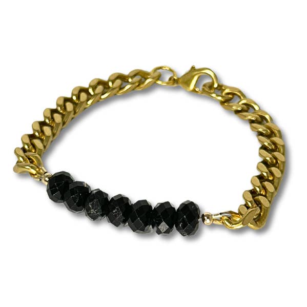 REMIX: TURMALINA NEGRA FACETADA por atacado de Rachel Nathan