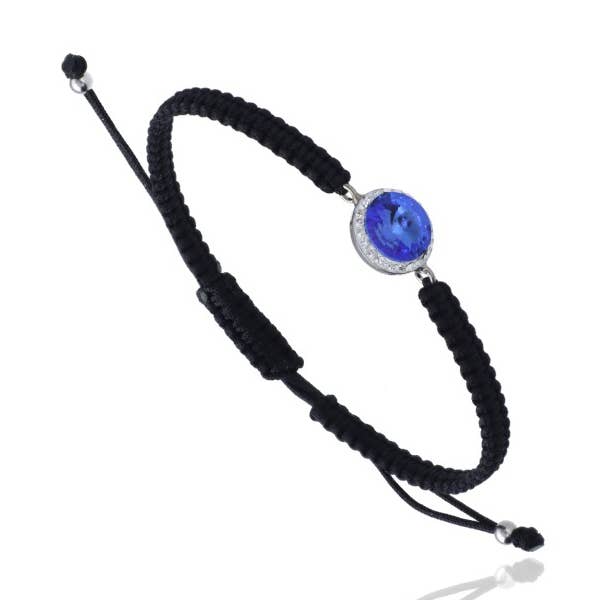 Bracelet en argent sterling Essence Lumineuse avec cristaux Swarovski pour la vente par Las Joyas de Amanda