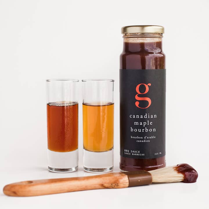 Canadian Maple Bourbon BBQ Sauce | Rich and Smoky | 225ml NO TARIFFS for wholesale by Gourmet Inspirations