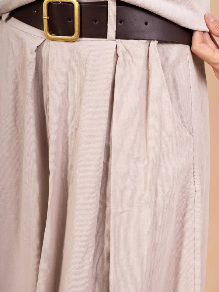 Pépouz' Paris - Wholesale Pants - Women's - Corduroy cotton palazzo pants PPN25514