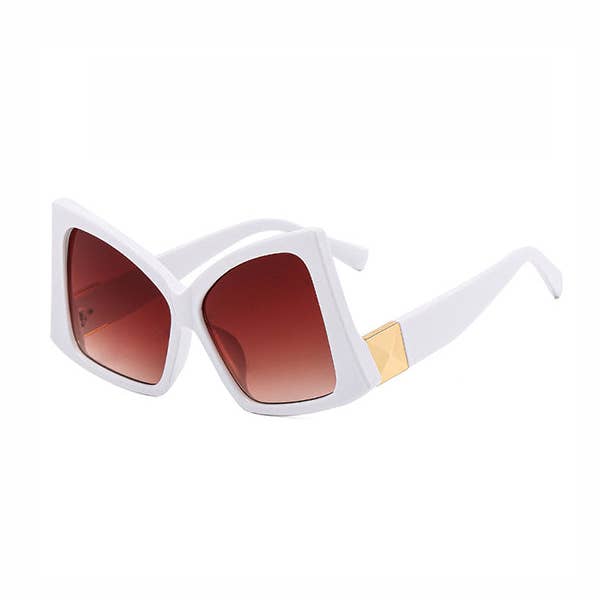 Sheer Trend - Wholesale Sunglasses - Women's - Sun-Protection Geometric Sunglasses Accessories