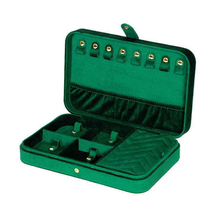 Fløjlssmykkeorganizerboks til øreringe, ringe, halskæder for engroshandel hos NARWEY INC