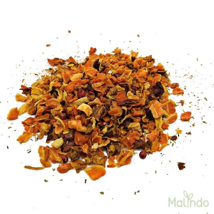 Økologisk gulerodspunch krydderiblanding for engroshandel hos Malindo