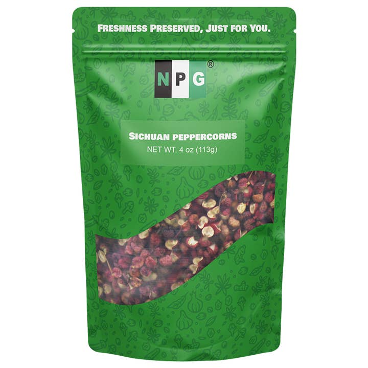 NPG Rote Sichuan-Pfefferkörner 4 Oz für den Großhandel von Natural Plus Green