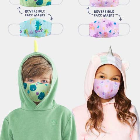 Reversible Face Masks - 2-Pack for wholesale by Cubcoats
