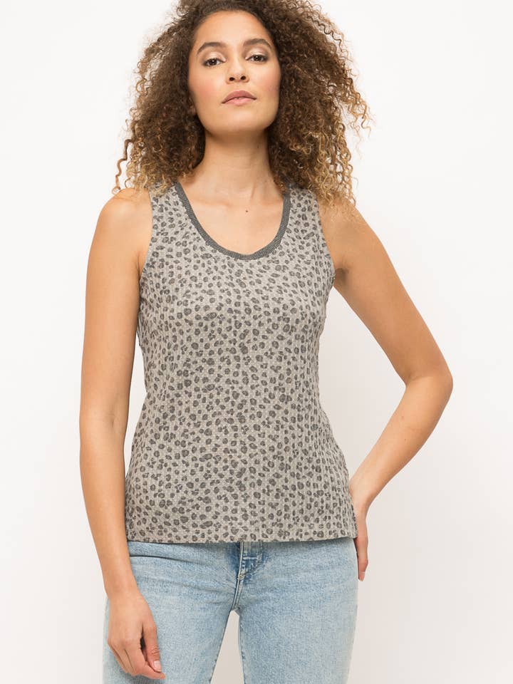 19213 Leopard termisk tanktop for engroshandel hos Mystree