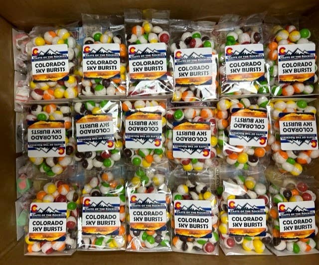 Taste Of The Rockies - Wholesale Hard Candy - Colorado Sky Bursts Freeze Dried Candy –5oz1