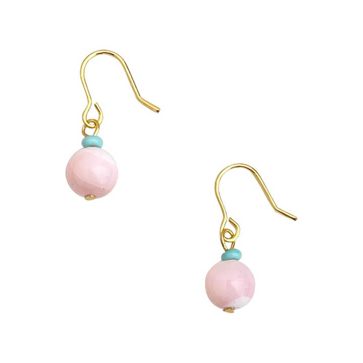 Bright MacMing - Wholesale Dangle Earrings - Peach Blossom Earrings 2