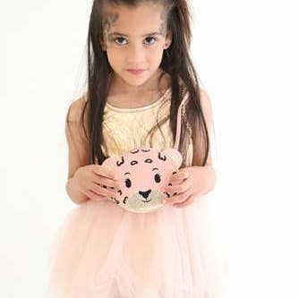 Yuko B - Wholesale Crossbody Bag - Kids - Children's shoulder bag - Léo the Pink Leopard6