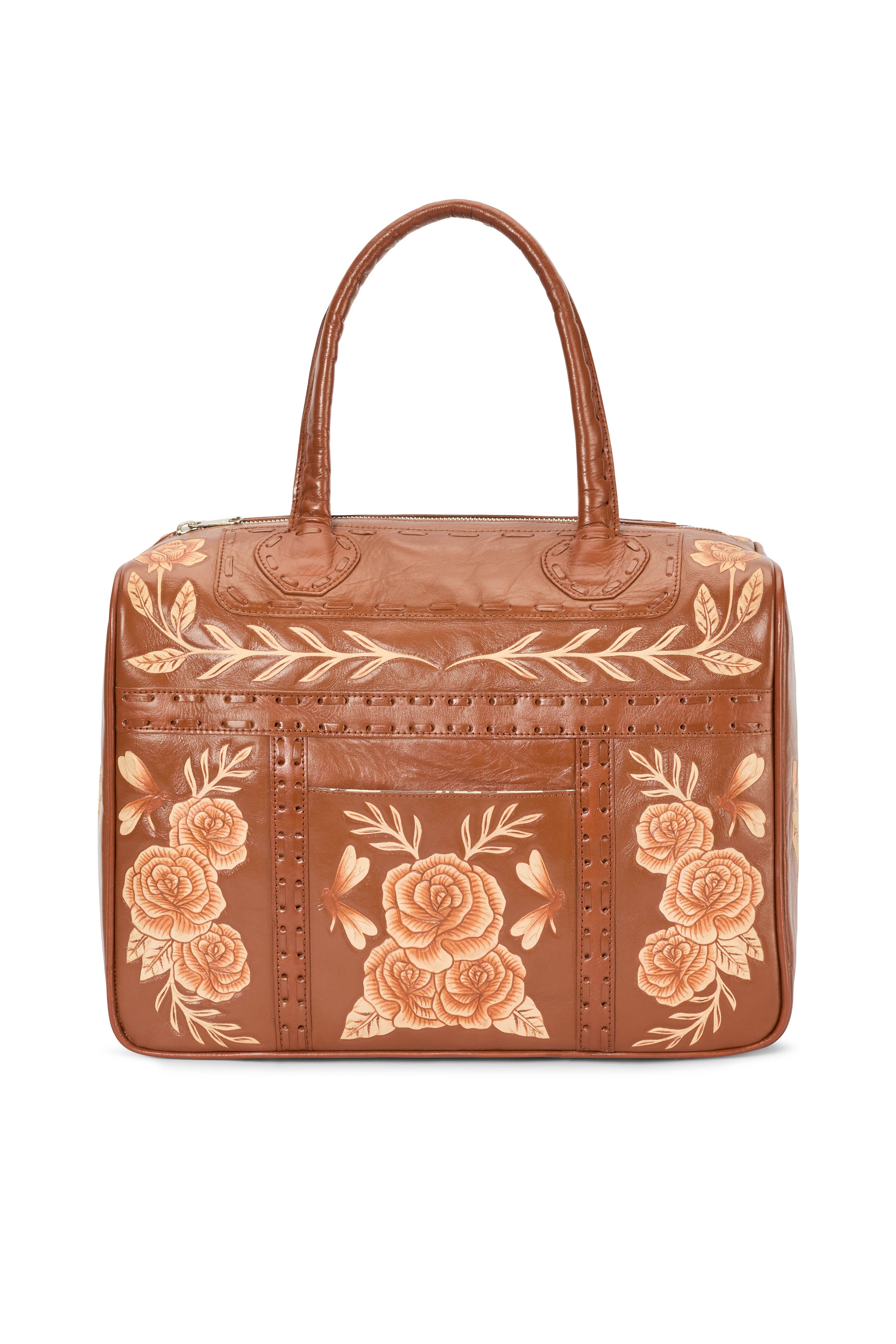 Mini Akaroa Overnight Bag Tobacco for wholesale on Faire1