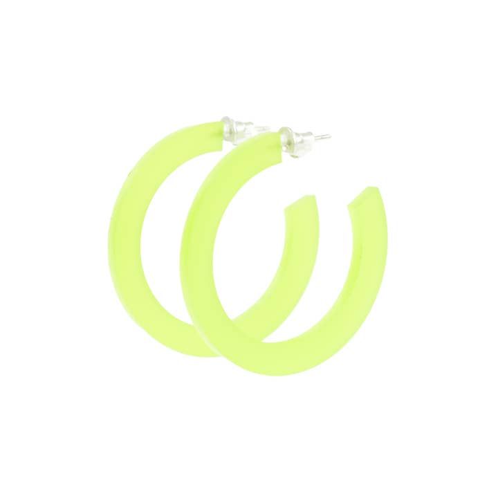 The Paper Dress – wholesale Hoop earrings – Colorful Lightweight Acrylic Hoop Earrings52