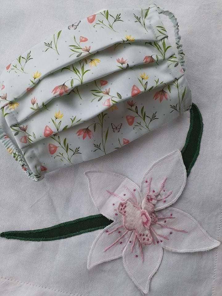 Kidiwi handmade - Venta al por mayor Mascarilla facial protectora - Mascarilla de tela lavable 100% algodón orgánico - 7€/unidad o 20€/lote de 33