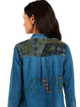 THE DENIM LOVE SHACKET for wholesale by The Nu Vintage