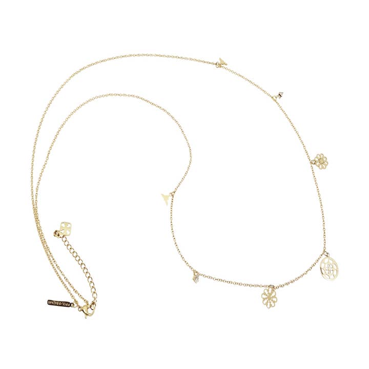 COLAR LONGO DE CHARME CIEL DOURADO por atacado de PIPOL