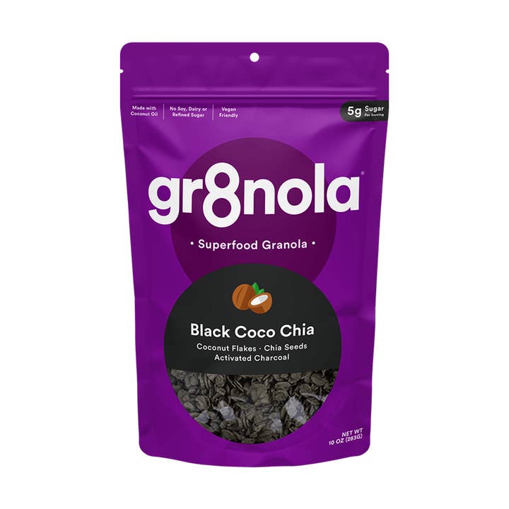 Chia Coco Noir (10oz) pour la vente par gr8nola