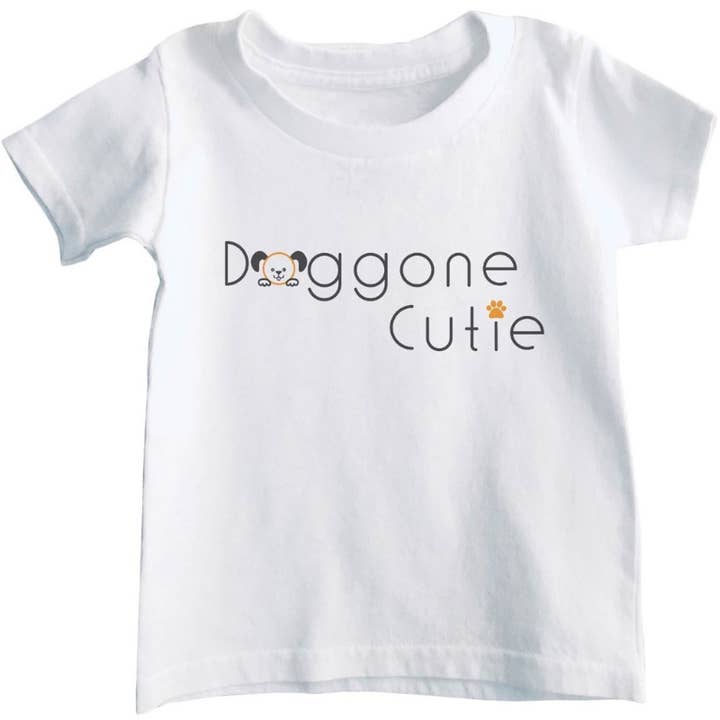 DOGGONE CUTIE - ORGANIC TEE for wholesale by Barnacle Baby