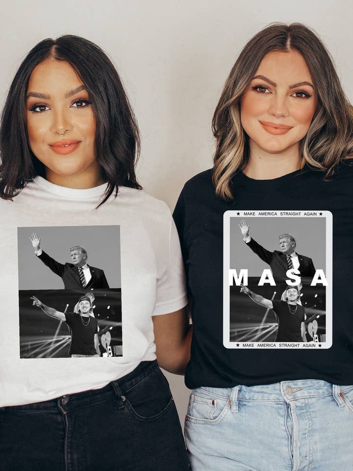 TRUMP & W@LLEN GRAPHIC TEE for wholesale by Gypsy Soul