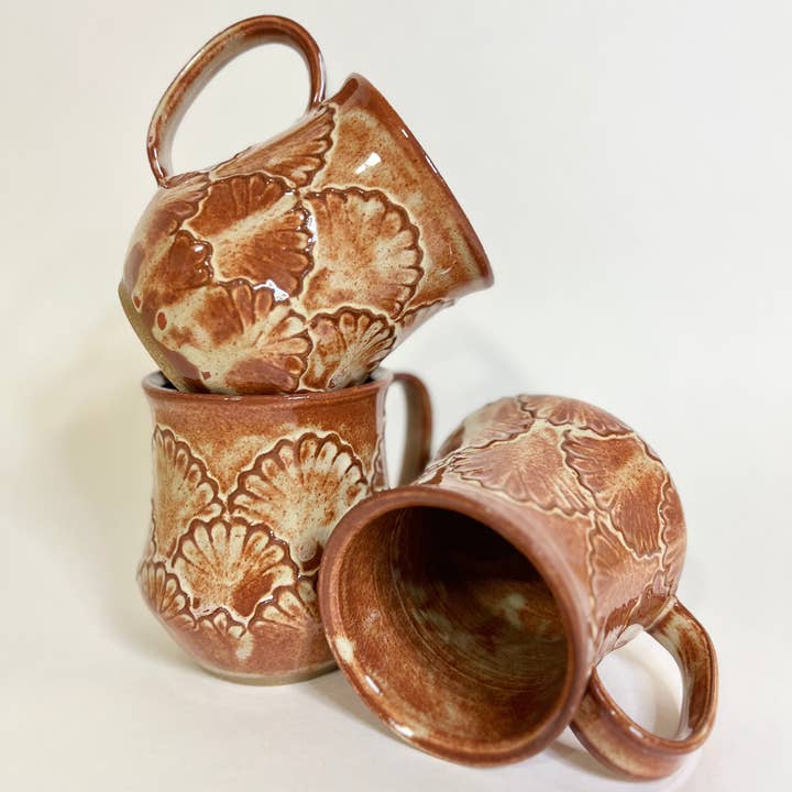 KF Stoneware - Venta al por mayor Taza - Taza de cerámica artesanal con borde festoneado - 530 ml11