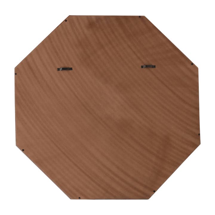 Sagebrook Home - Wholesale Wall Mirror - Cherry 30 in. Wood Octagon Cherry Finish Framed Mirror