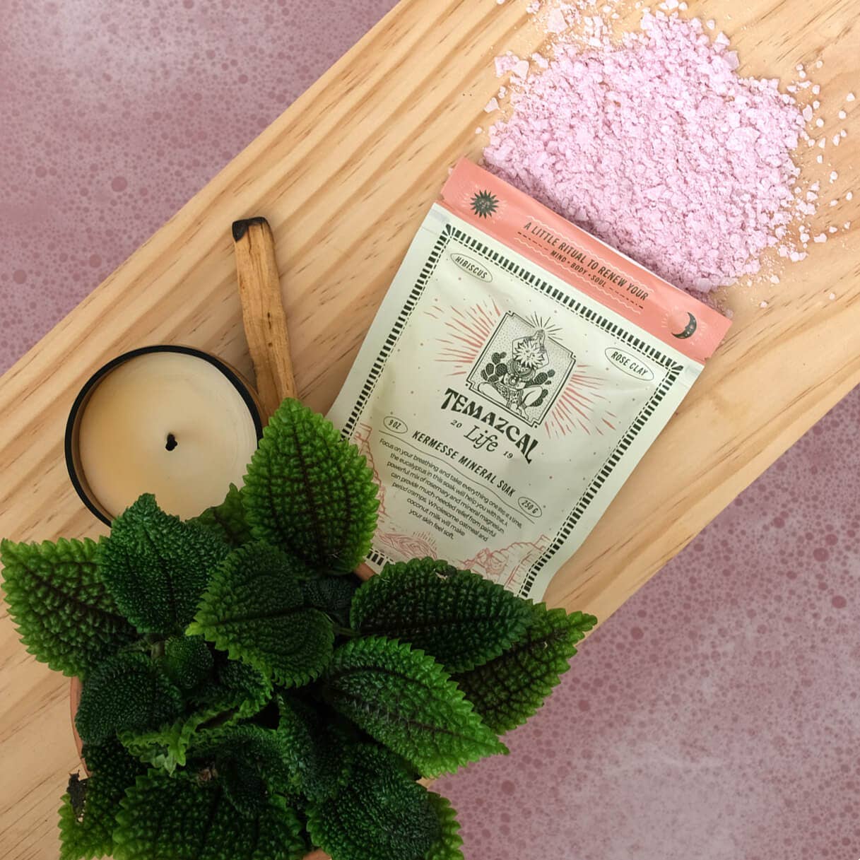 Temazcal Life® - Wholesale Bath Soak/Milk - Kermesse Relief Mineral Bath Soak | Eucalyptus | 9 oz2