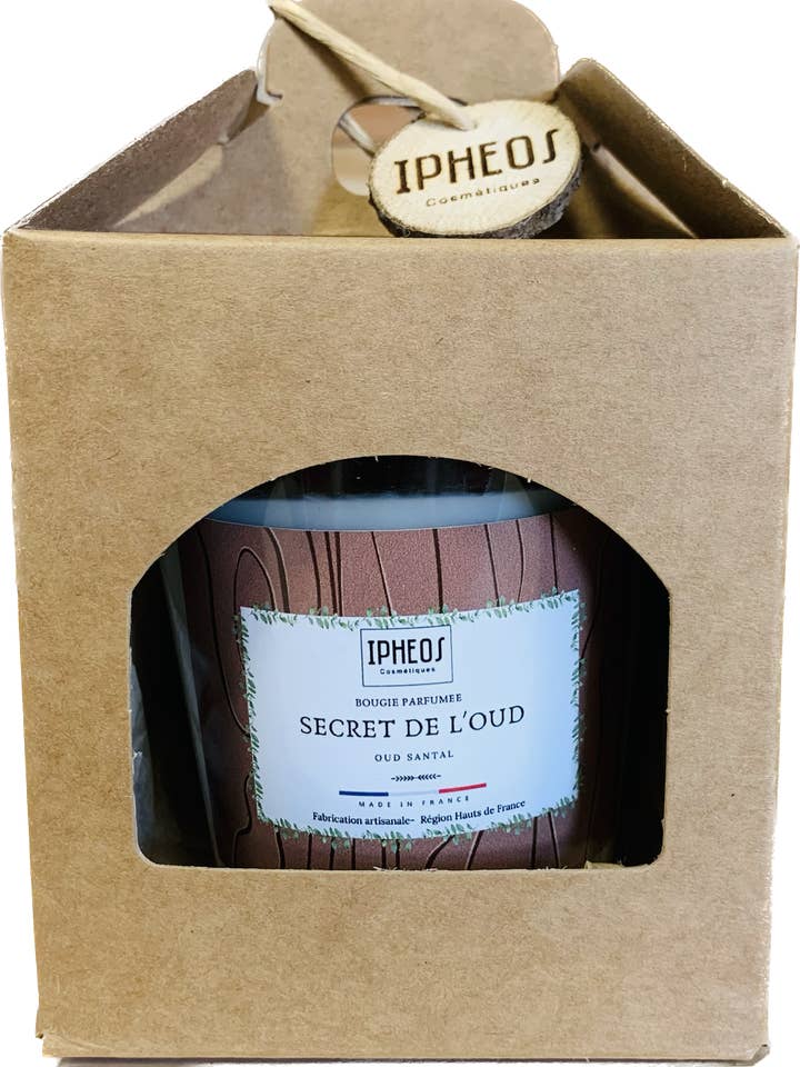SECRET DE L'OUD Scented Candle (130gr) for wholesale by IPHEOS COSMETIQUES