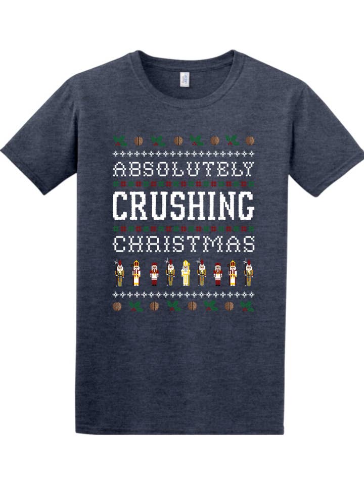 Sock Religious - Wholesale Screen Printed T-Shirt - Unisex - Absolutely Crushing Christmas Adult T-Shirt3