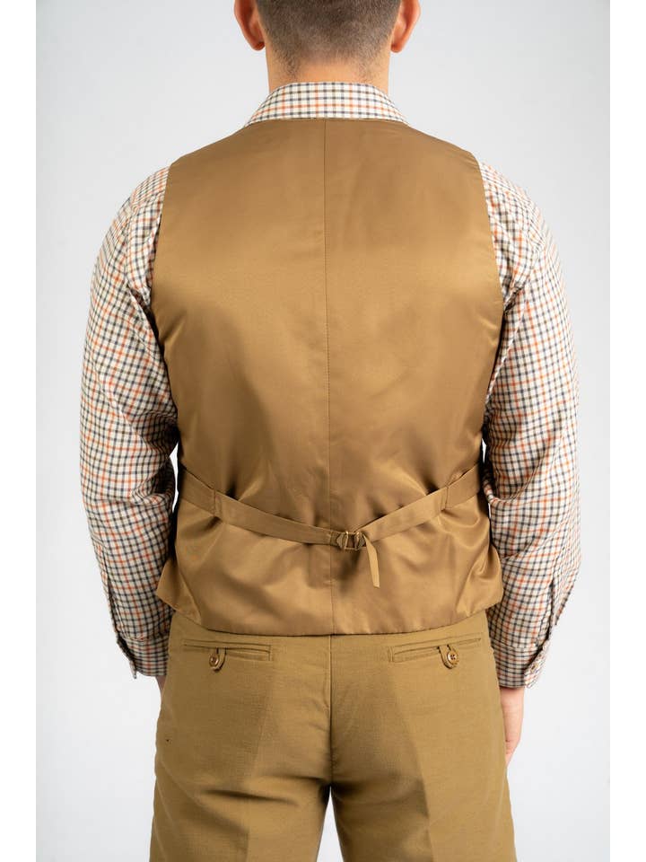 Carabou - Wholesale Suit Vest - Men's - Moleskin Waistcoat2