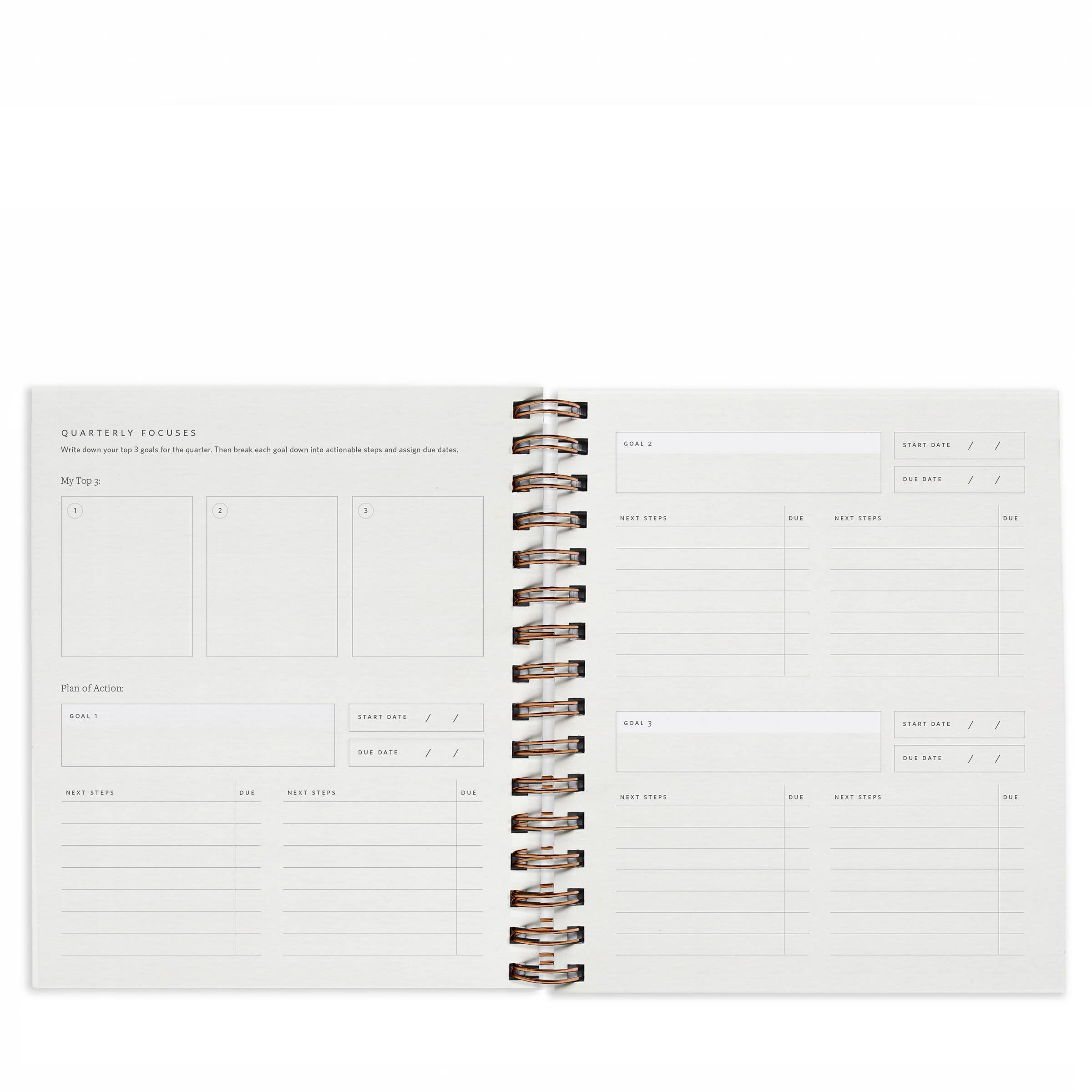 Ramona & Ruth - Wholesale Planner - Quarterly Overview Planner | Assorted Colors // Undated7