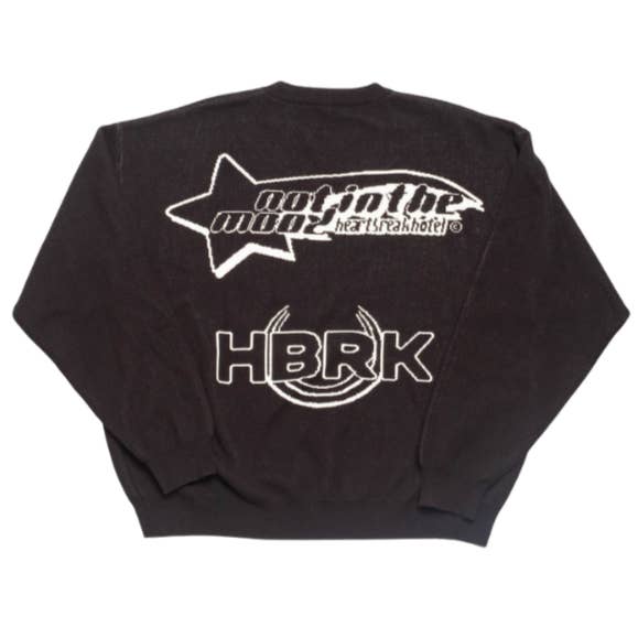 Gebreide trui met logo voor wholesale door Heartbreak Hotel