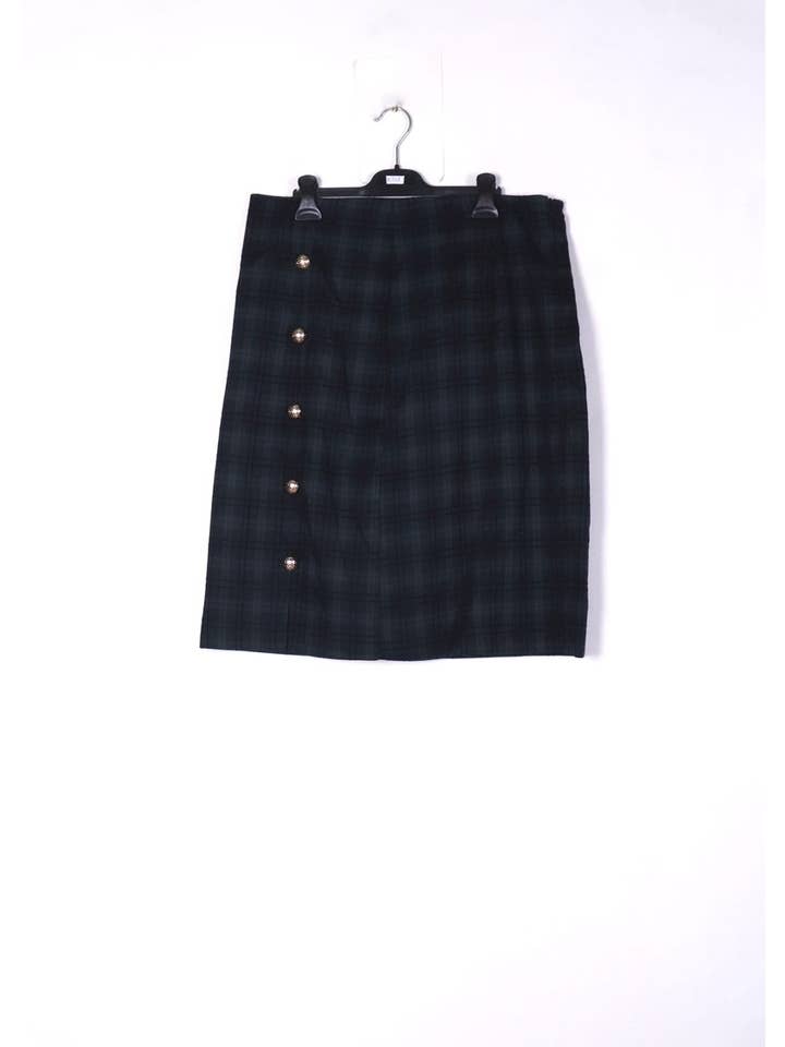 Amy & Clo Invogue – Engroshandel Nederdel - Dame – AC238 Jacquard nederdel med høj talje - plusstørrelse5