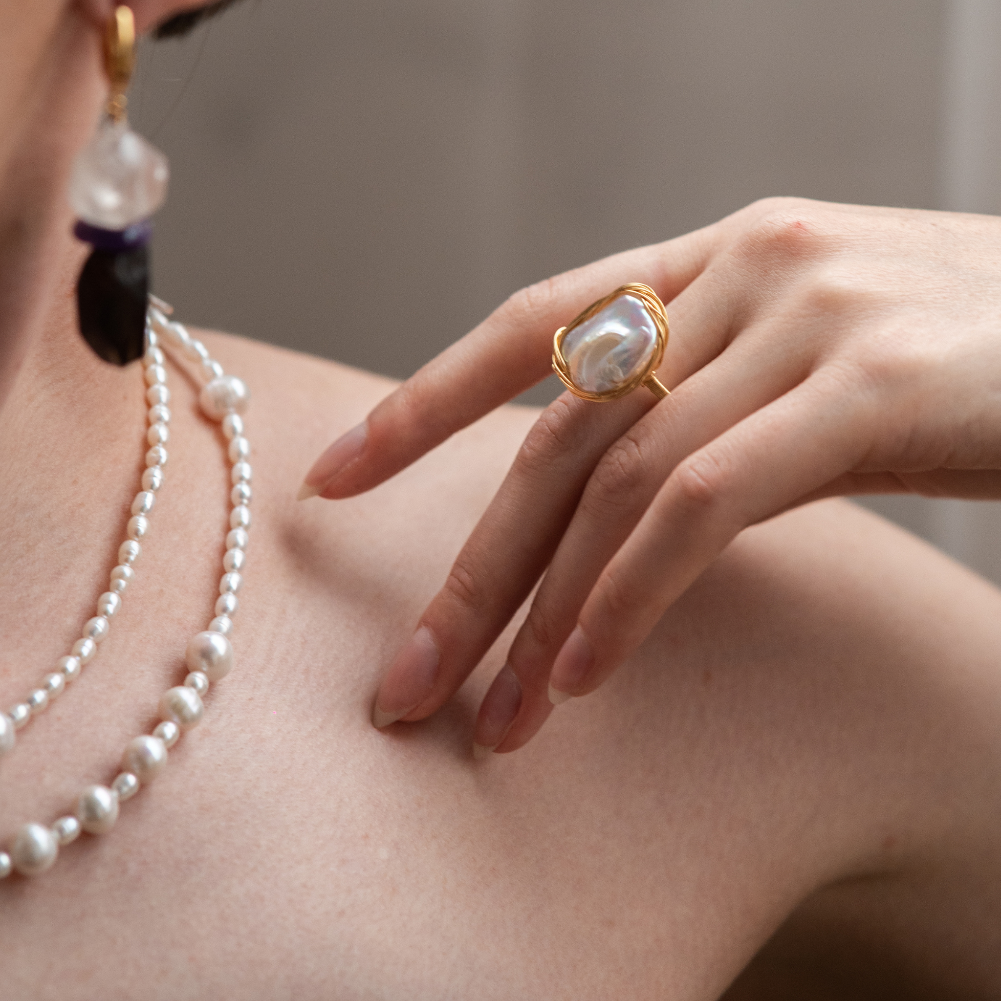 Factor Stories - Wholesale Cocktail/gelegenheidsring - Barokring3