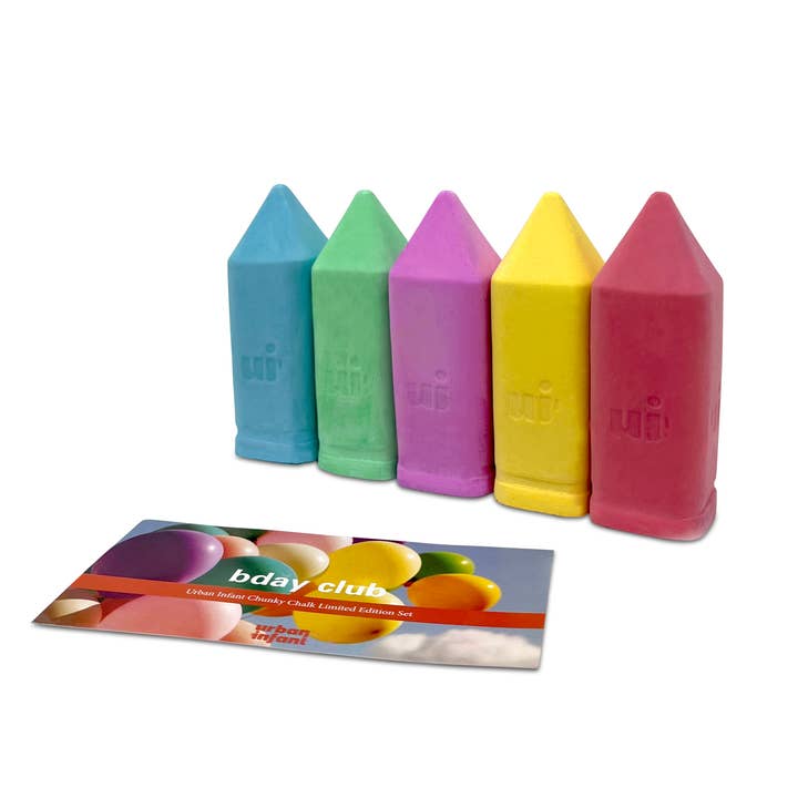 Urban Infant - Wholesale Chalk - Kids Chunky Sidewalk Chalk - Non-Toxic - Birthday2