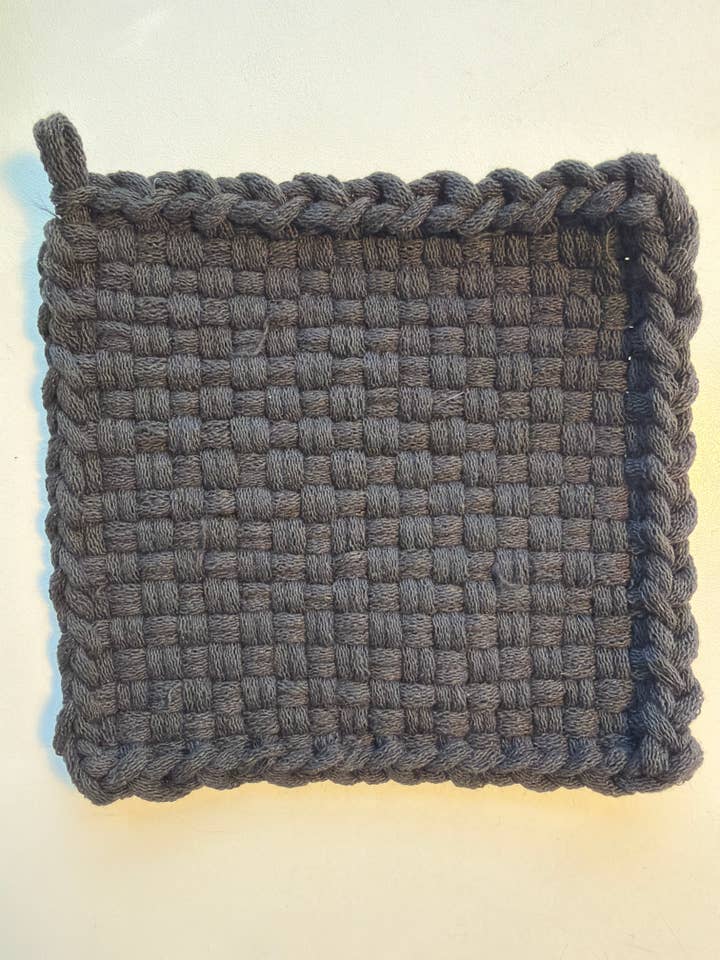 Solid Black Potholder for wholesale by A Handmade House