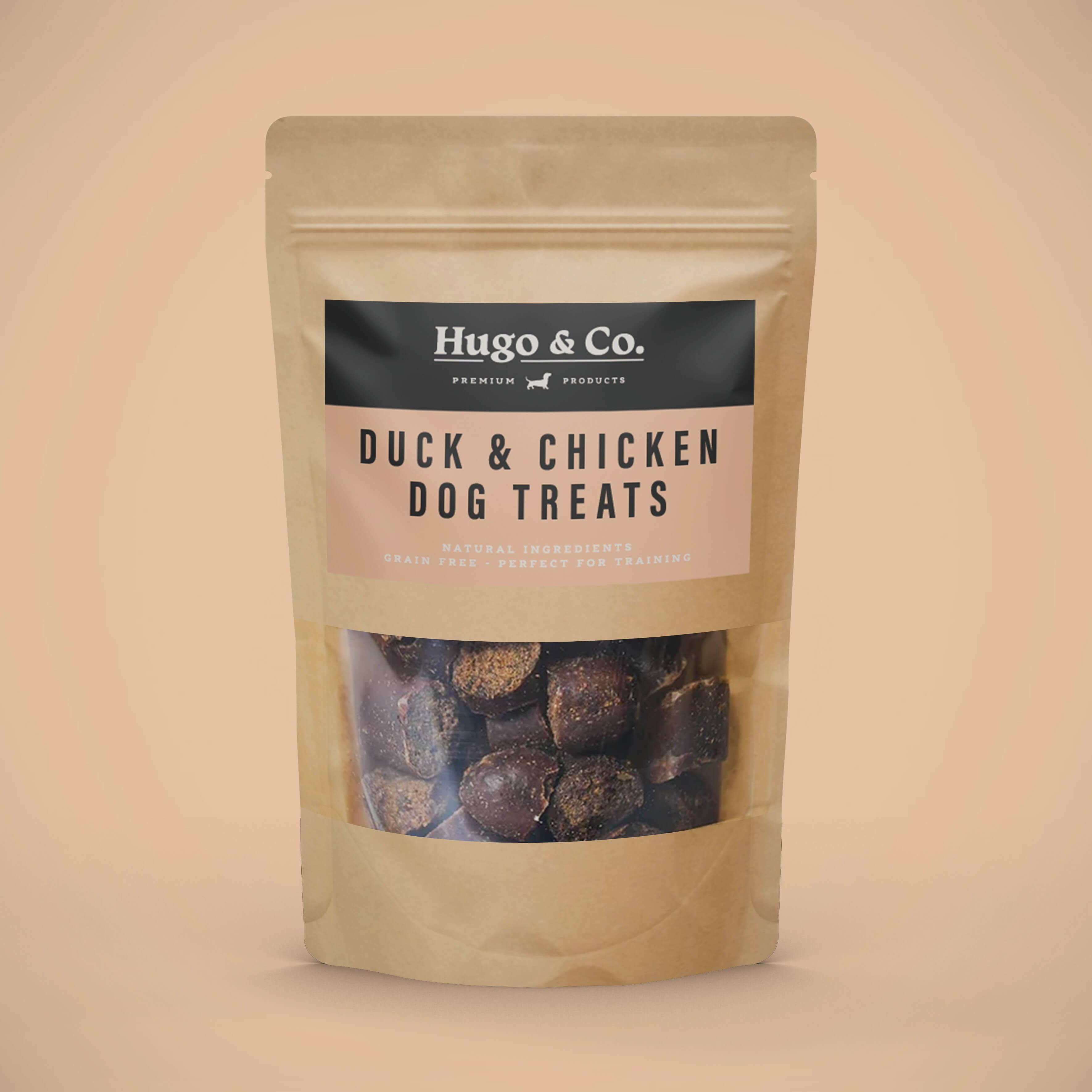 Hugo & Co Dog Treats - Wholesale Pet Treats - Dog - Duck & Chicken Dog Treats