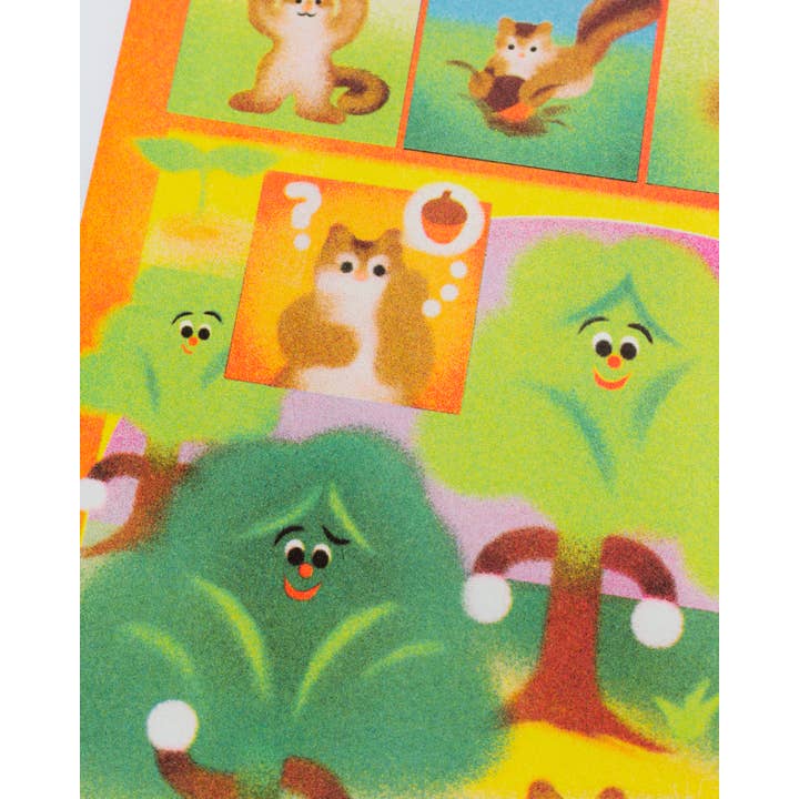 KIBLIND Atelier – wholesale Poster – Poster A3 – Zoey Kim – Den lilla trädgårdsmästaren2