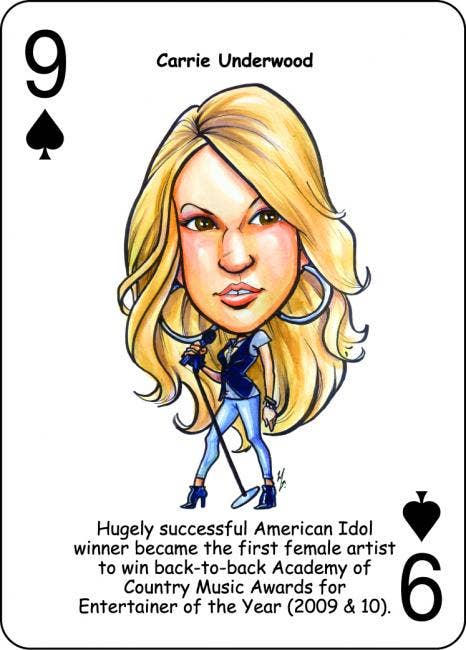 Midwest Novelty / Parody Productions - Wholesale Playing Cards - Country Music Legends Playing Cards2