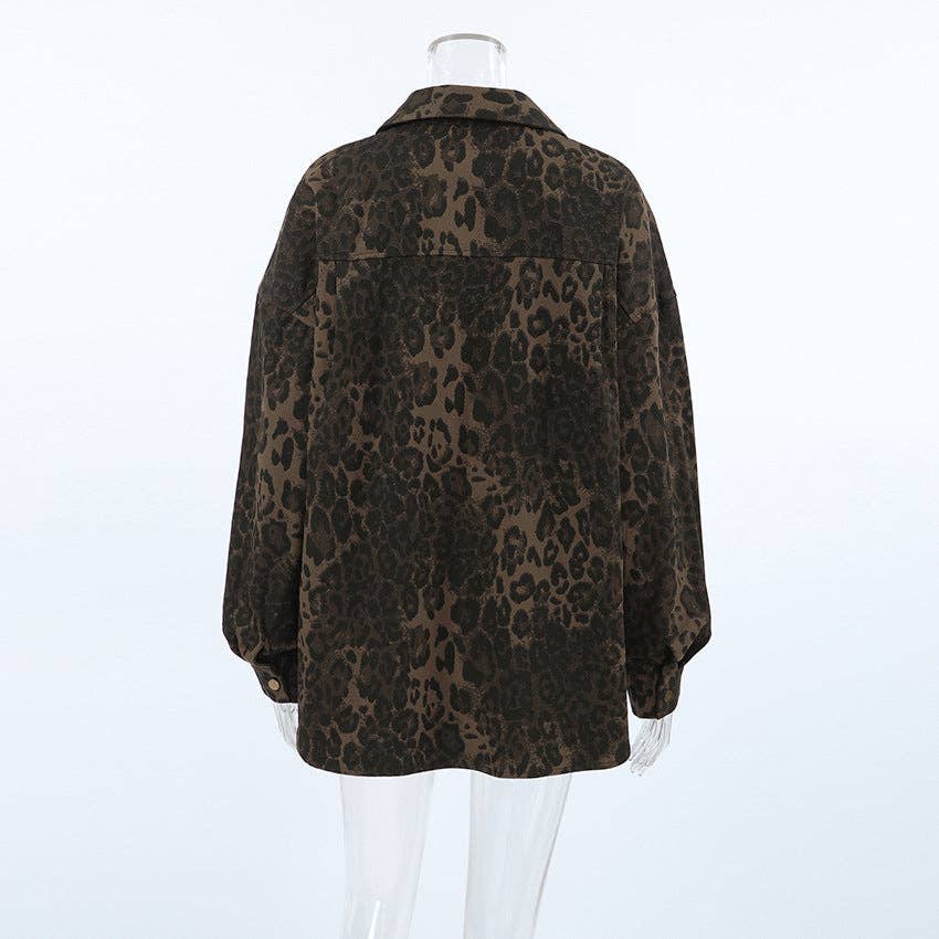 Marayn - Wholesale Jacket - Women's - Retro Leopard Print Autumns Chic Versatile British Style4