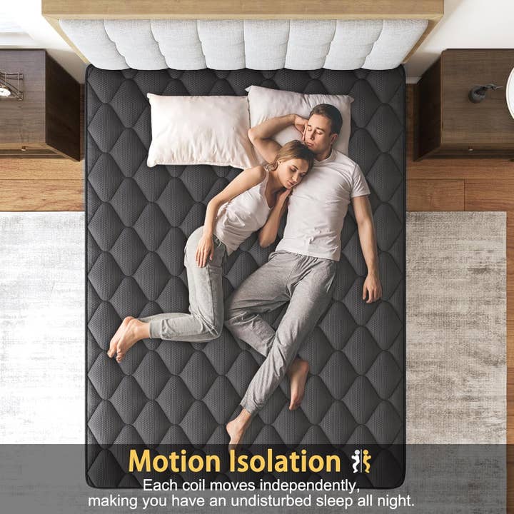 ShipItFurniture - Wholesale Bed - Queen 14 Inch Hybrid Mattress With Lumbar Support And Motion Isolation7
