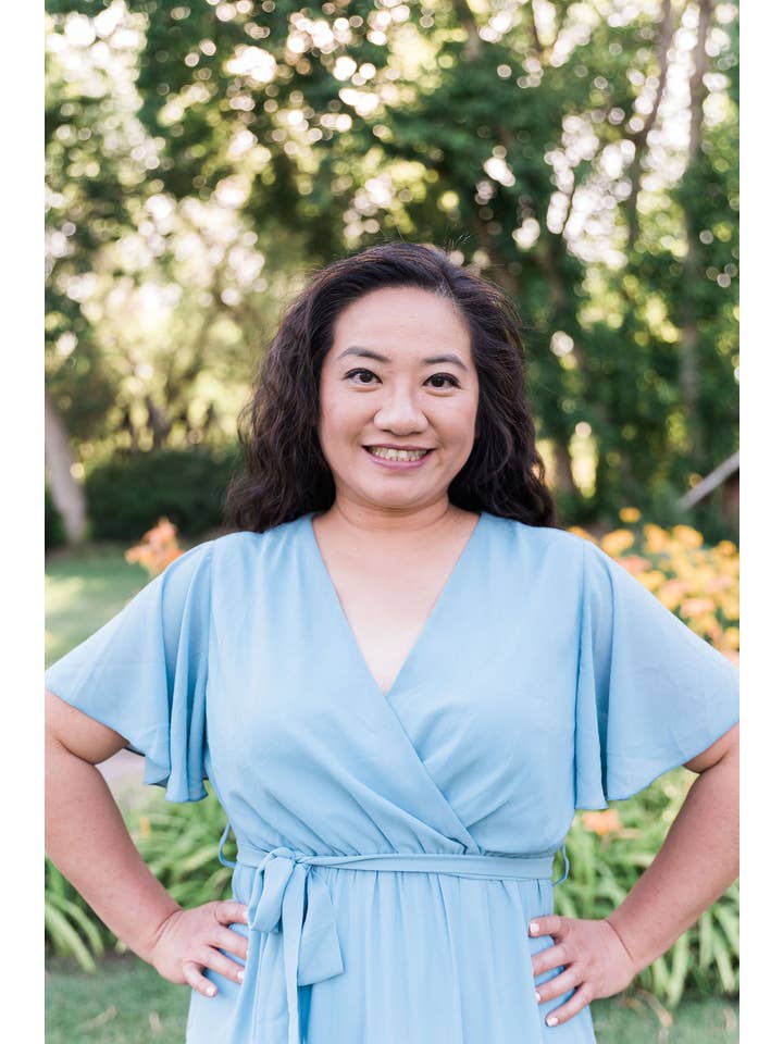 Peony Alley - Vendita all'ingrosso Vestito - Donna - Abito midi tinta unita color ambra7