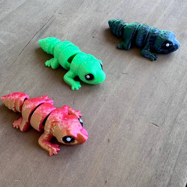 LNZ Custom Design - Wholesale Keychain - Kids - Gecko Keychain & Toy