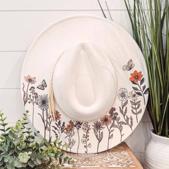 Willie & Dolly Designs – Engroshandel Bucket hat - Dame – Blomsterprintet hat0