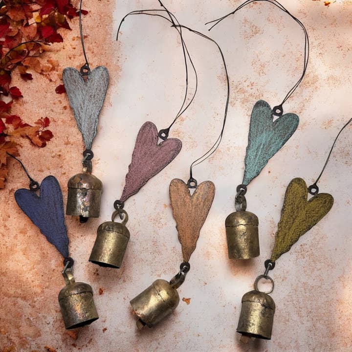 Hart Ornament schattige cadeaus windgong metalen retro leuk cadeau voor wholesale door Whimsies