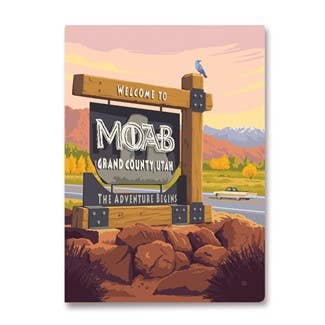 Moab Utah Magnet for wholesale by Tourist Courts