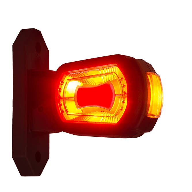 Short Arm LED Side Outline Marker Lamp Set LDCC 2776 & LDCC 2777 for wholesale by RoadLites