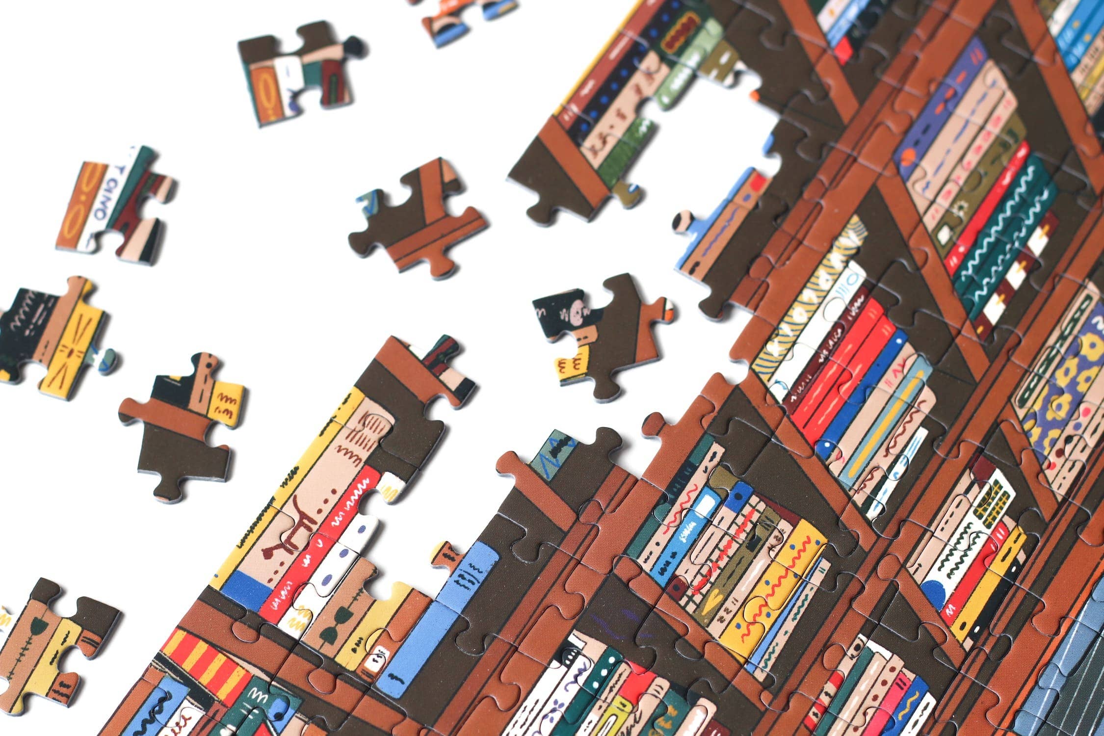 Piecely Puzzles - Wholesale Puzzle - Adult - Puzzle Book Nook, 1000 pieces2