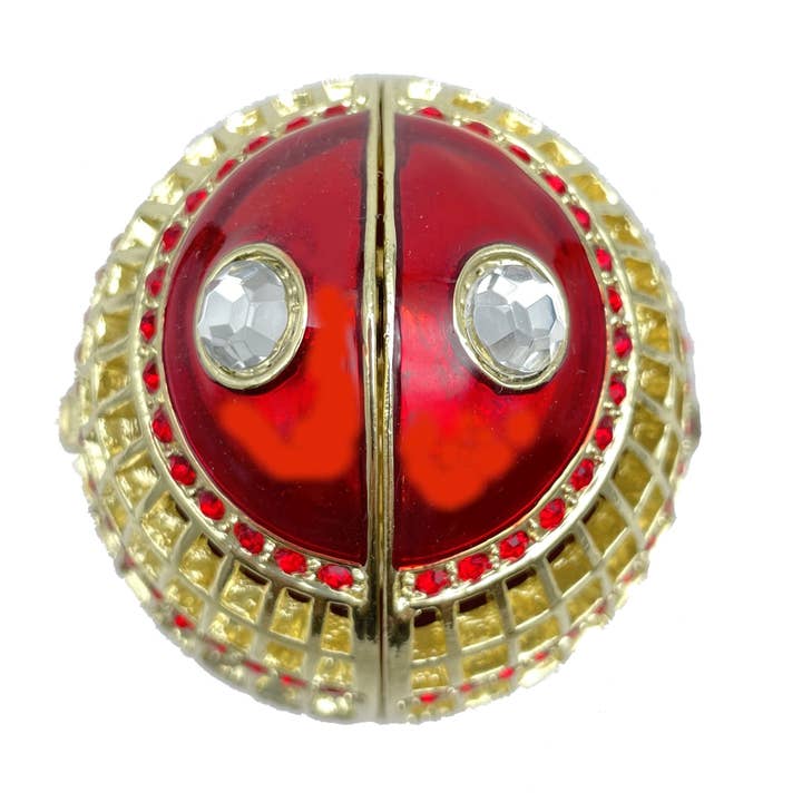 Keren Kopal – wholesale Prydnadslåda – Rött ryska ägg4